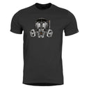 T-shirt Pentagon Ageron Gas Mask 190 g/m² coton filé à l'anneau usage courant