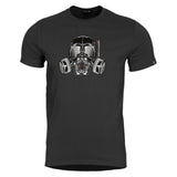 T-shirt Pentagon Ageron Gas Mask 190 g/m² coton filé à l'anneau usage courant