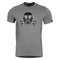 T-shirt Pentagon Ageron Gas Mask 190 g/m² coton filé à l'anneau usage courant