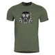 T-shirt Pentagon Ageron Gas Mask 190 g/m² coton filé à l'anneau usage courant