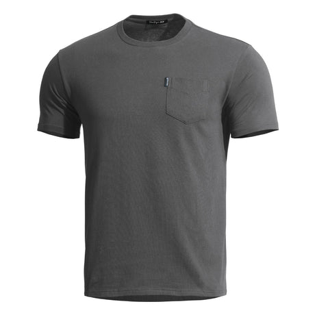 T-shirt Pentagon Ageron à poche poitrine en coton ring-spun 190 g/m²