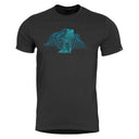 T-shirt Pentagon Wireframe imprimé en coton filé à l'anneau 190 g/m² trois saisons