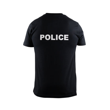 T-shirt Police GK Professional 100 % coton sérigraphié poitrine et dos col rond