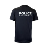 T-shirt Police Nationale GK Professional 100 % coton sérigraphié poitrine et dos