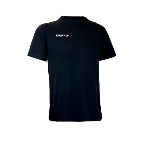 T-shirt Police Nationale GK Professional 100 % coton sérigraphié poitrine et dos