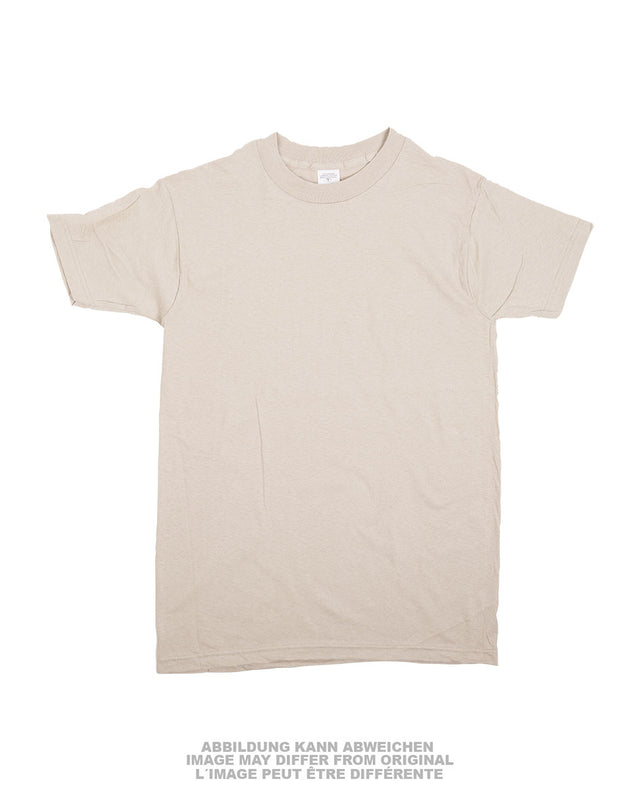 T-shirt de dotation type US en pur coton, stock ancien jamais distribué
