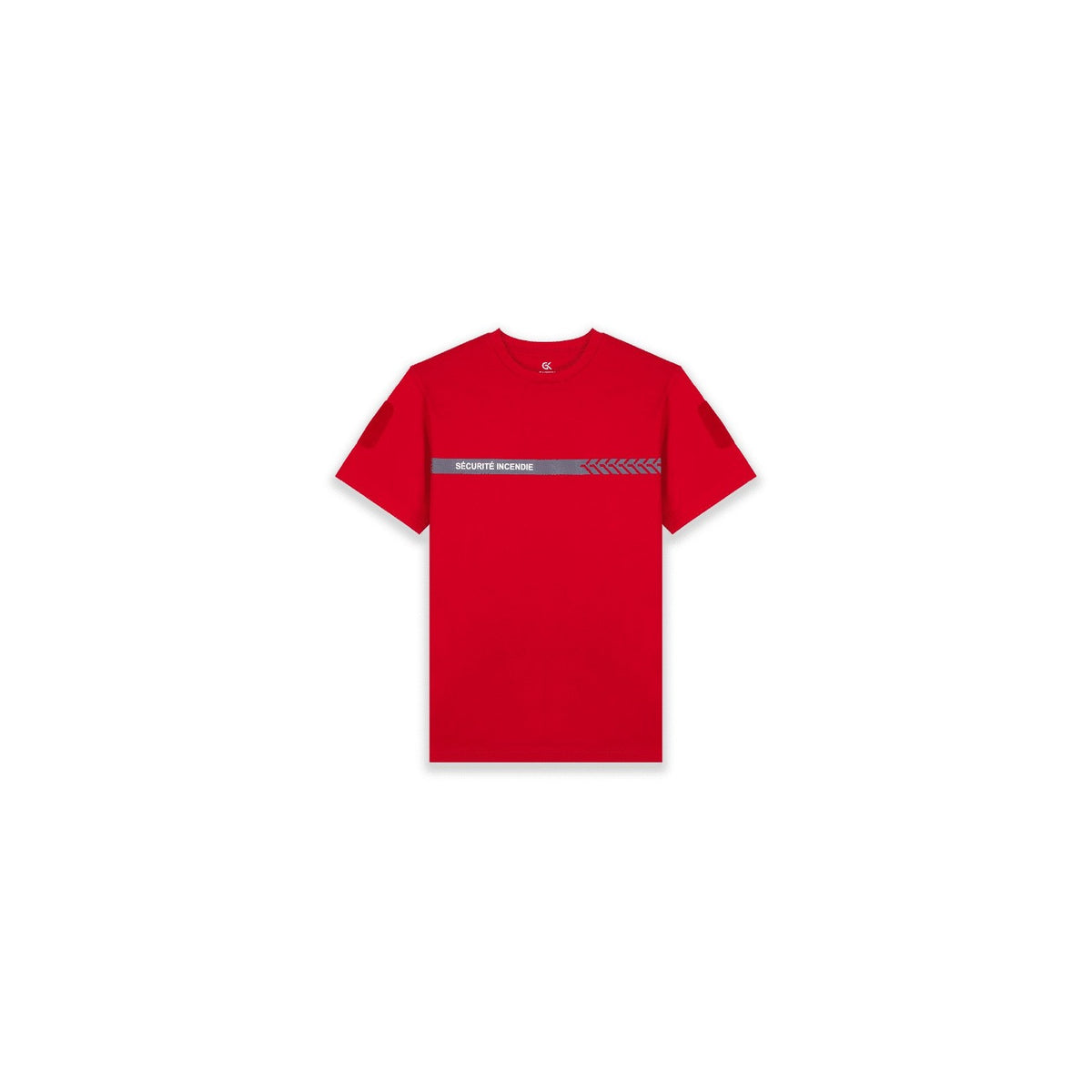 T-shirt de sécurité incendie GK Safetek 100 % coton 210 g/m² col rond élasthanne