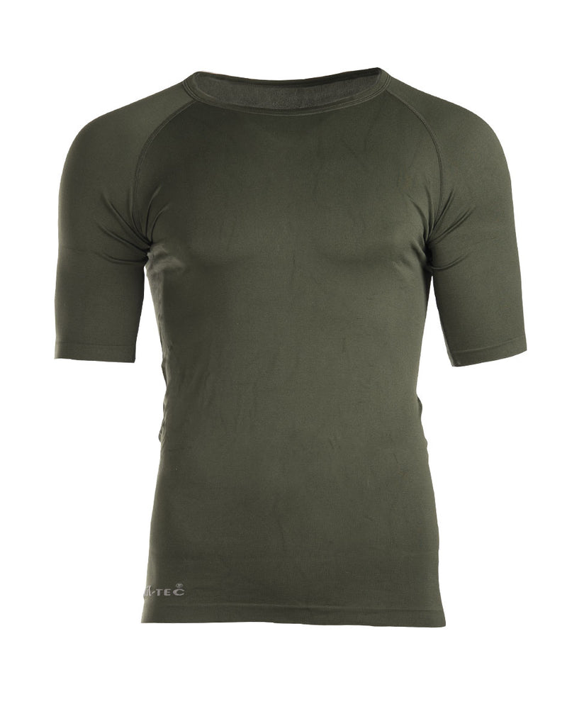 T-shirt de sport Mil-Tec en nylon et élasthanne, coupe près du corps