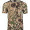 T-shirt de zone chaude Mil-Tec en coton-polyester 200 g/m² avec insignes de manche