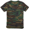 T-shirt enfant Brandit en coton 160 g/m² col rond manches courtes et coupe ample