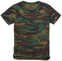 T-shirt enfant Brandit en coton 160 g/m² col rond manches courtes et coupe ample
