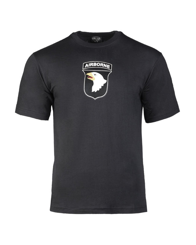 T-shirt imprimé 101st Airborne Mil-Tec en coton jersey simple 140 g/m²