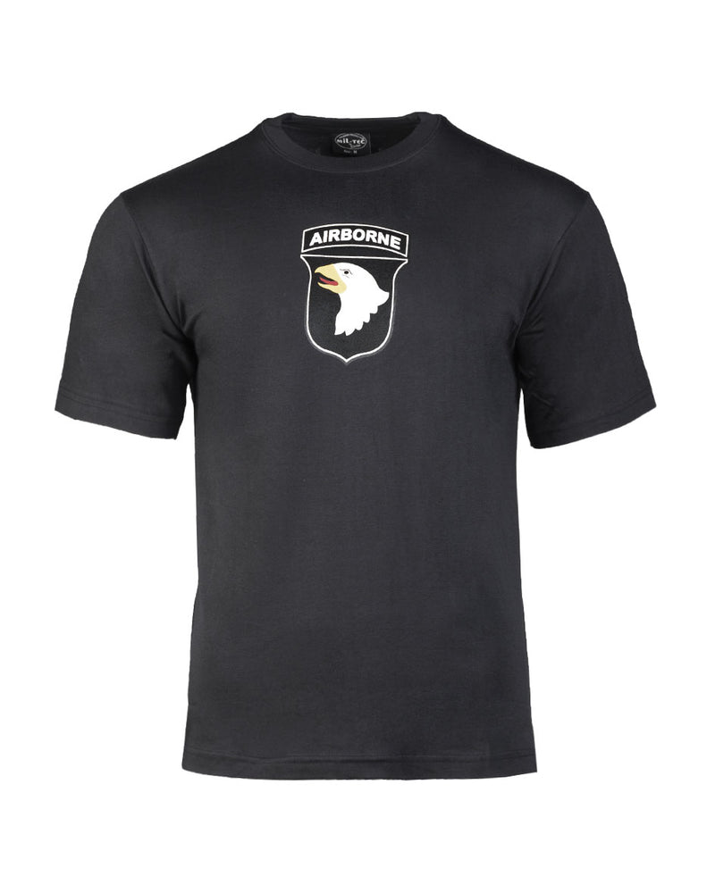 T-shirt imprimé 101st Airborne Mil-Tec en coton jersey simple 140 g/m²