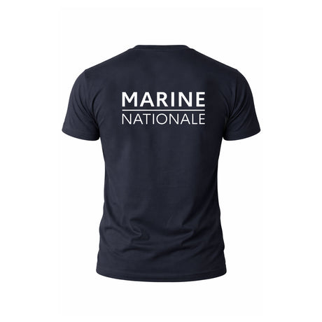 T-shirt imprimé Marine Nationale en coton peigné 150 g/m² manches courtes