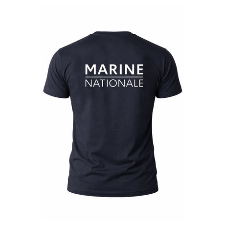 T-shirt imprimé Marine Nationale en coton peigné 150 g/m² manches courtes