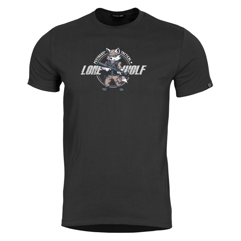 T-shirt imprimé Pentagon Ageron Lone Wolf en coton ring-spun 190 g/m²