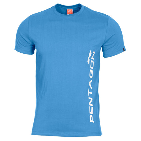 T-shirt imprimé Pentagon Vertical en coton ring-spun 190 g/m² coupe confort