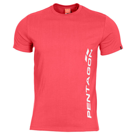 T-shirt imprimé Pentagon Vertical en coton ring-spun 190 g/m² coupe confort