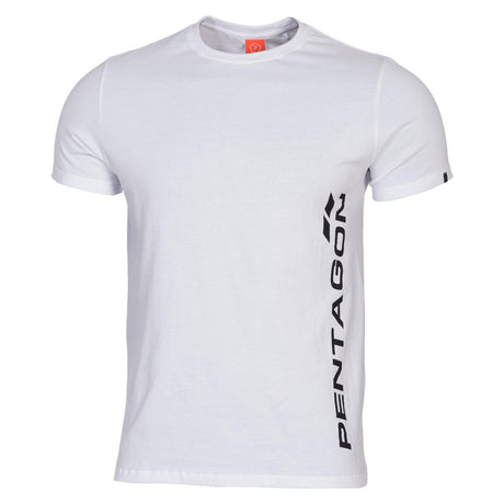 T-shirt imprimé Pentagon Vertical en coton ring-spun 190 g/m² coupe confort