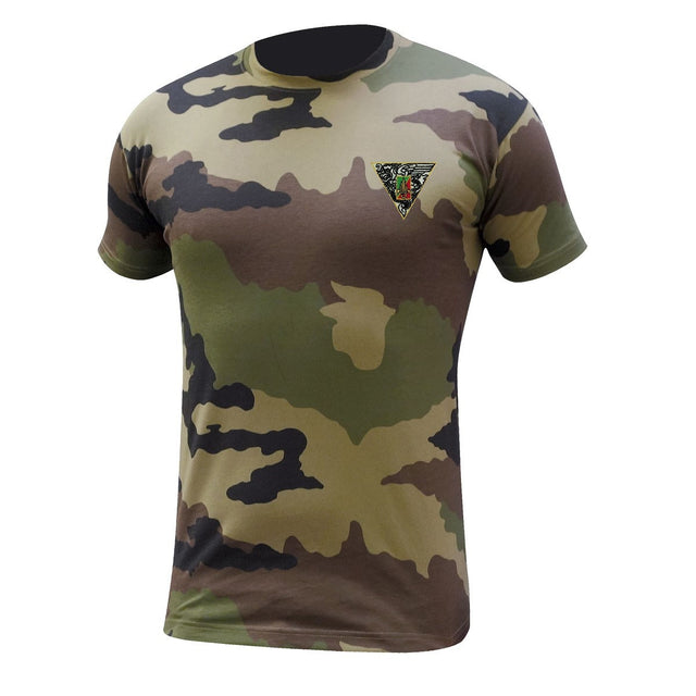 T-shirt manches courtes Patrol Equipement à motif imprimé brodé 2e REP coton