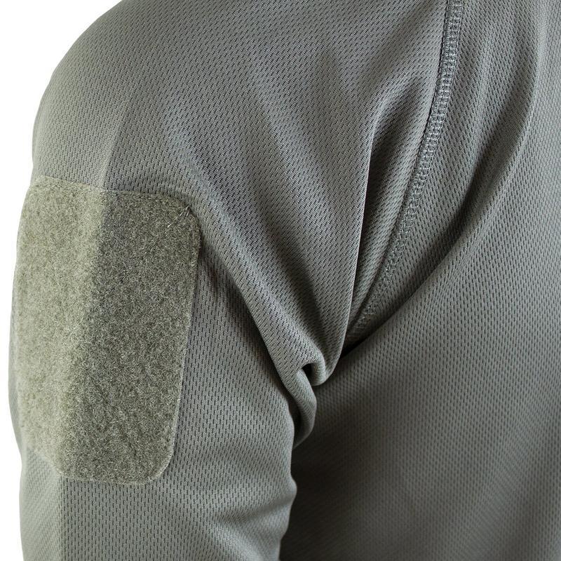 T-shirt manches longues Mil-Tec Tactical Quickdry polyester respirant avec boucles pouces