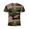 T-shirt militaire OPEX manches courtes coton peigné 180 g/m² motif réglementaire