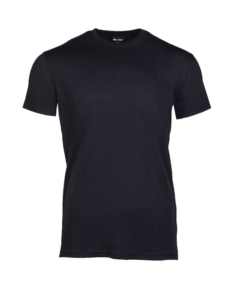 T-shirt militaire type US Mil-Tec en 100 % coton jersey simple 140 à 145 g/m²