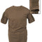 T-shirt tactique Mil-Tec en 100 % coton avec poches auto-agrippantes sur les deux manches pour patches