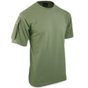T-shirt tactique Mil-Tec en 100 % coton avec poches auto-agrippantes sur les deux manches pour patches