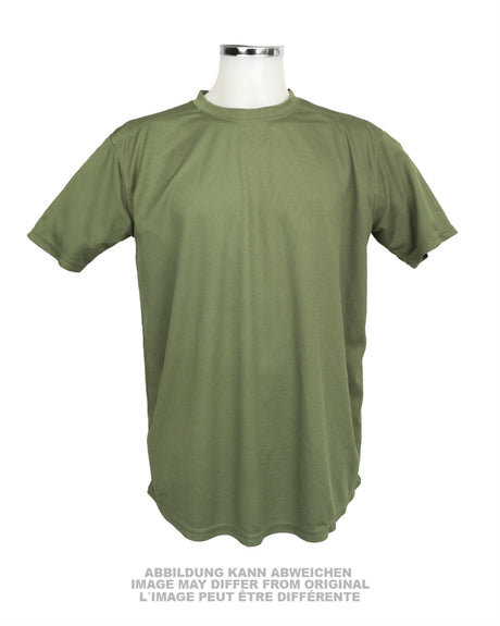 T-shirt technique Coolmax de l'armée britannique, plusieurs coloris, occasion, lot de 5