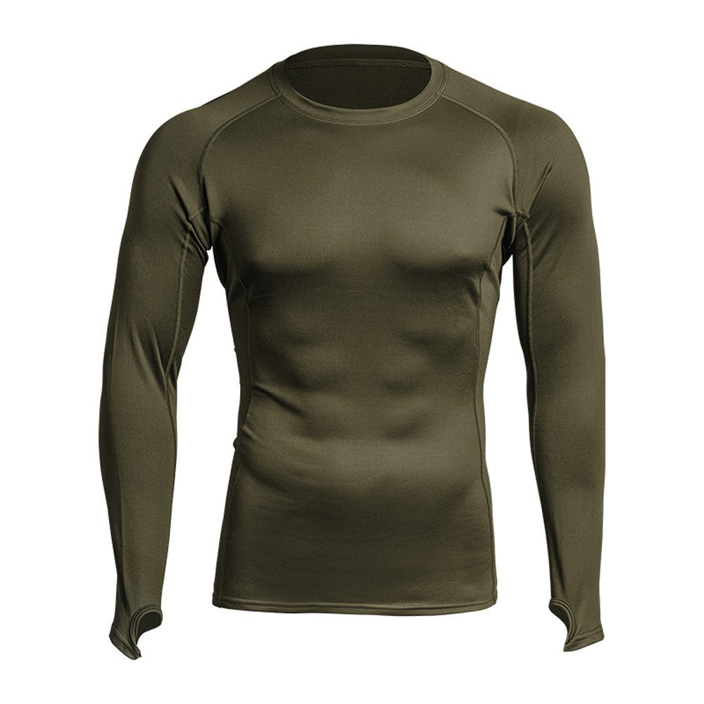 T - shirt thermorégulateur hiver THERMO PERFORMER 0°C > - 10°C A10 Equipment - Vert Olive - Welkit.com