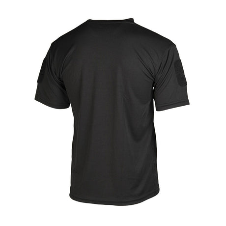 T-shirt thermorégulateur Mil-Tec Tactical Quick Dry polyester respirant avec bandes patches