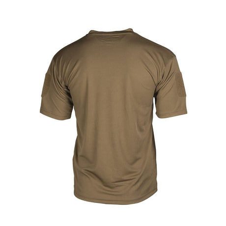 T-shirt thermorégulateur Mil-Tec Tactical Quick Dry polyester respirant avec bandes patches