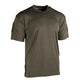 T-shirt thermorégulateur Mil-Tec Tactical Quick Dry polyester respirant avec bandes patches