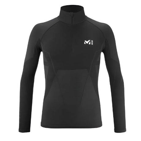 T - shirt thermorégulateur hiver DRYNAMIC SOFT 1/2 ZIP M Millet - Noir - Welkit.com