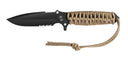 Couteau à lame fixe TB Outdoor Maraudeur Paracord 550 Mixte acier Acier MOX lame 113 mm