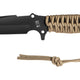 Couteau à lame fixe TB Outdoor Maraudeur Paracord 550 Lisse acier Acier MOX lame 113 mm