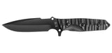Couteau à lame fixe TB Outdoor Maraudeur Lisse Toxifié acier Acier MOX lame 113 mm