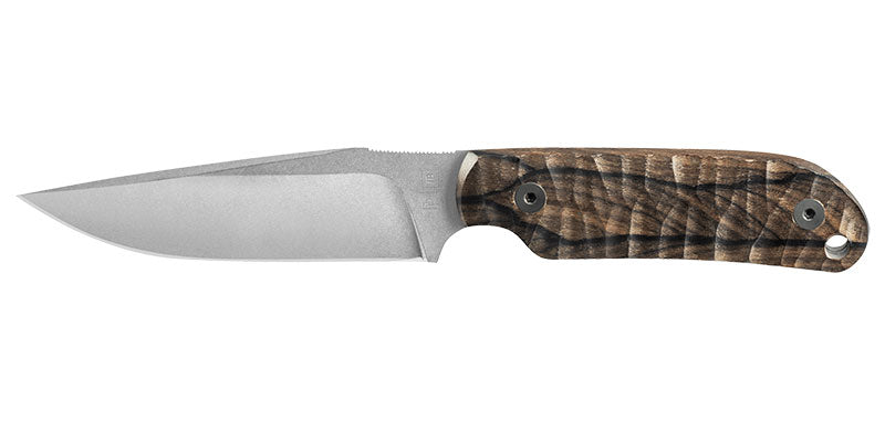 Couteau à lame fixe TB Outdoor Commandeur Ziricote Toxifié acier ALENOX lame 108 mm