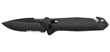 Couteau pliant TB Outdoor CAC Mixte - 4 fonctions acier Nitrox lame 85 mm