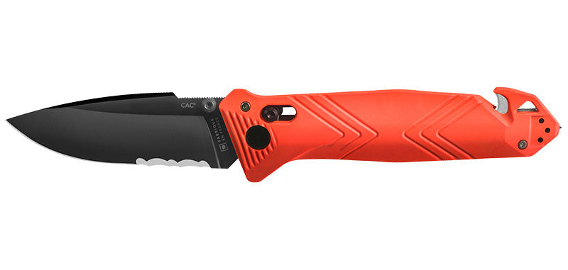 Couteau pliant TB Outdoor CAC Mixte - 4 fonctions acier Nitrox lame 85 mm