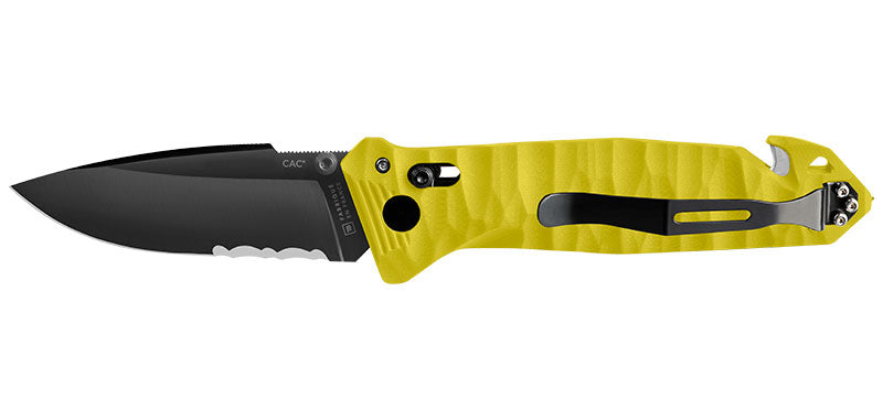 Couteau pliant TB Outdoor CAC Mixte Toxifié - 4 fonctions acier Nitrox lame 85 mm