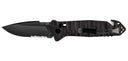 Couteau pliant TB Outdoor CAC Mixte Toxifié - 4 fonctions acier Nitrox lame 85 mm