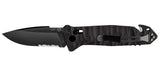 Couteau pliant TB Outdoor CAC Mixte Toxifié - 4 fonctions acier Nitrox lame 85 mm