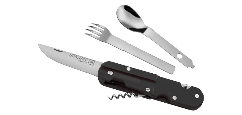 Couteau multifonctions TB Outdoor Bivouac Légion Étrangère acier Acier inox lame 90 mm