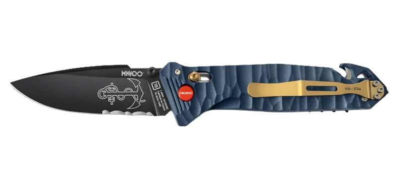 Couteau pliant TB Outdoor CAC Mixte Marine Nationale 400ans Tradition acier Nitrox lame 85 mm