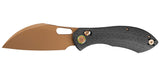 Couteau pliant Trivisa Batwing-CG/S acier 14C28N lame 76 mm lame sheepfoot