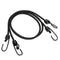 Tendeur élastique Mil-Tec vendu par paire en latex 6 mm longueur 75 cm crochets acier