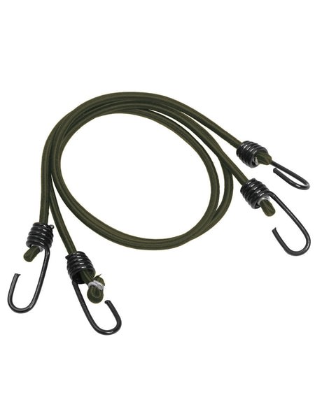 Tendeur élastique Mil-Tec vendu par paire en latex 6 mm longueur 75 cm crochets acier