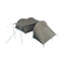 Tente Mil-Tec 2 places 390 x 130 x 120 cm avec abside de rangement et auvent 3,7 kg